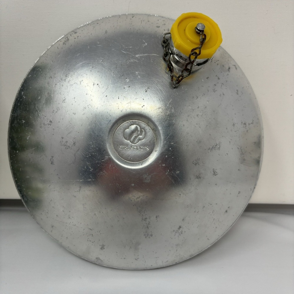 Vintage Girl Scouts Camping Aluminum Canteen Regal C74
